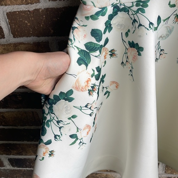 ERIN by Erin Fetherston White and Green Midi Dress - Picture 7 of 14